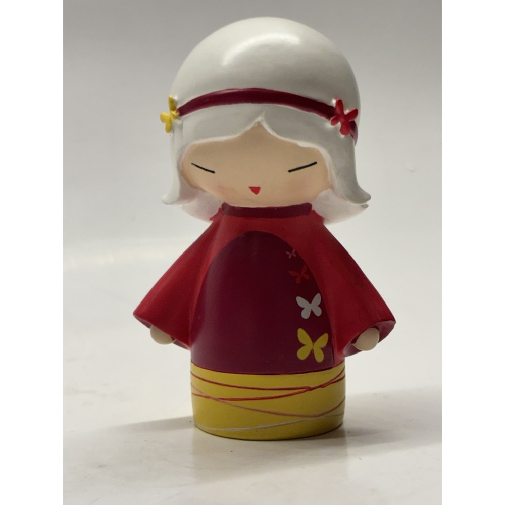 Momiji Peace Message Doll 2010 with Note Slip – Collectible Resin Figure